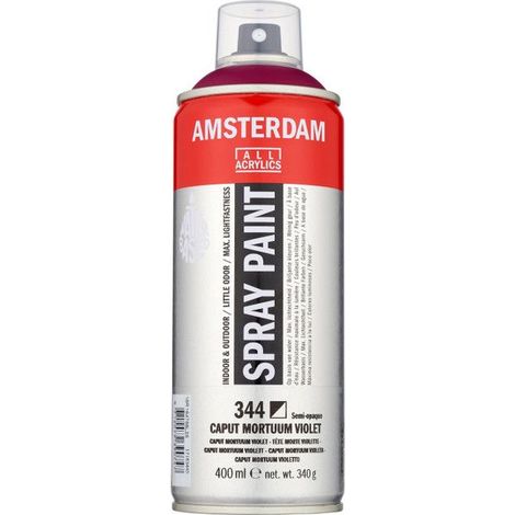 Bombe de peinture Amsterdam 400 ml tête morte violette