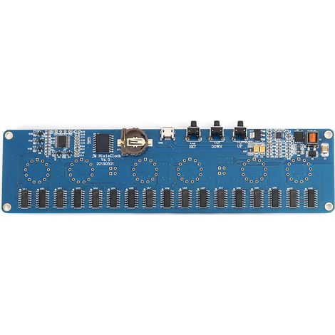 Circuit imprimé PCBA pour LED à tube Nixie IN14, contrôle CC 12 V 1 A, puce RGB, interface USB/MicroUSB