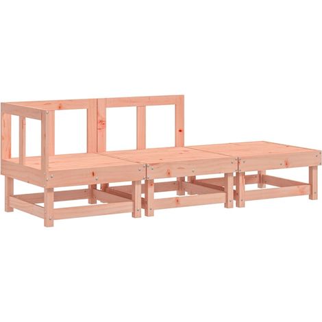 Set Salotto da Giardino 3 pz in Legno Massello di Douglas vidaXL (1/5)