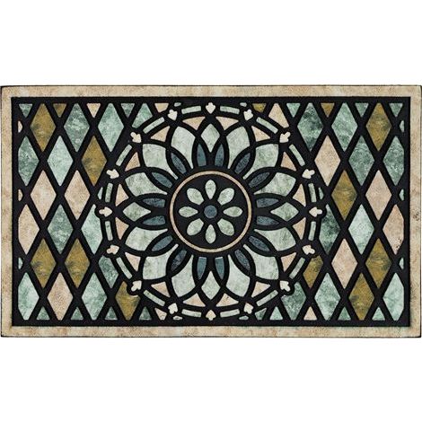 Tapis d'Entrée Extérieur - 50 x 80 cm - Tapis de Passage Résistant Antidérapant (1/5)