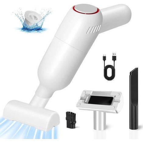 Aspiradora de mano inalámbrica, Para líquidos y sólidos, Aspiradora de mano, Potencia de succión extrema, Tu compañera de limpieza definitiva (1/5)