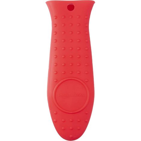 Rectangulaire Manchon en silicone pour poêlon Rouge (1/4)