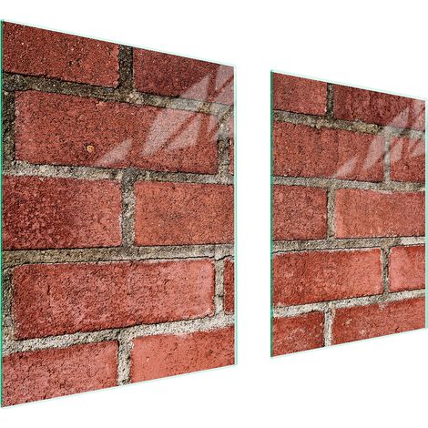 GLASSCHUTZPLATTE FÜR HERD 85x52 ZIEGEL (1/5)