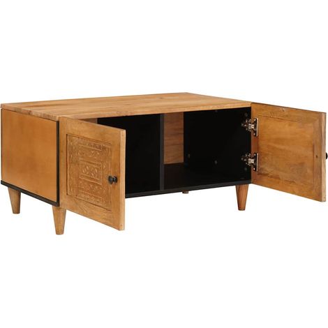 Maison Exclusive - Tavolino da salotto Marrone Chiaro 80 x 54 x 40 cm