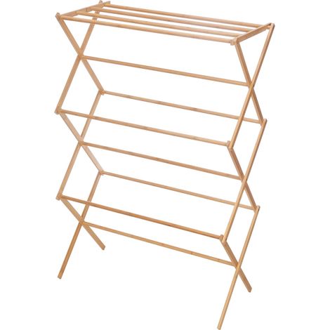 Wäscheständer aus Holz ZENWOOD, 76 x 36 x 111 cm (1/4)