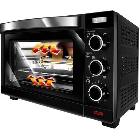 MPM MPE-09/T Forno elettrico nero 30 litri