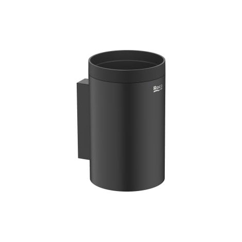 VASO DE PARED HOTELS ROUND NEGRO MATE - Marca Roca