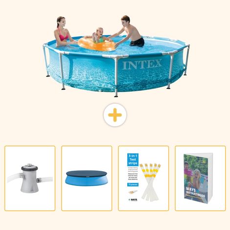 Intex Piscine Tubulaire Ronde - 305x76 cm - 5-pièces  SCB113 (1/5)