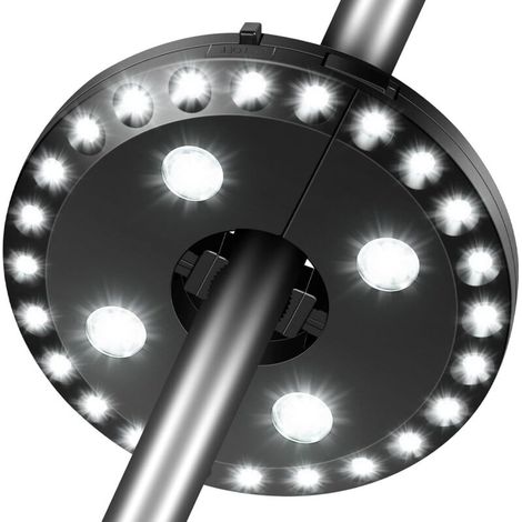 Lumières de parasol, mât de drapeau, éclairage LED blanc froid,Lumières de parasol, mât de drapeau, éclairage LED blanc froid (1/5)