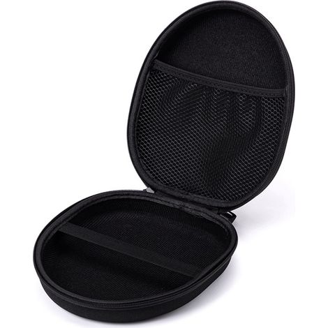 Etui casque protection rigide pour casque supra auriculaire compatible plupart marque bluetooth hifi filaire gaming étui sac transport résistant eau résistant choc dimension 22 sur 19 sur 6 centimetre (1/5)