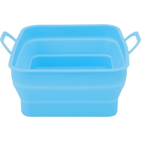 Stück Frittierbeutel, hitzebeständig, Silikon, mit Rillendesign, leicht zu reinigen, mit Griff, blau (1/5)