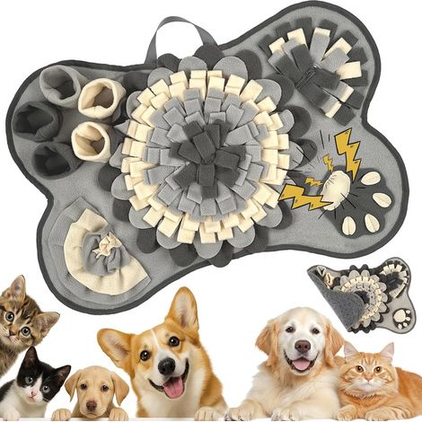 Jouet incassable pour chien - Canard anti-stress - Jouet à mâcher résistant pour chiens à la mâchoire puissante - Peluche douce - Convient aux chiens de petite, moyenne et grande race (1/5)