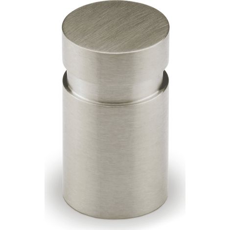 Hettich MB-Knopf, Monacum, 9070958, Ø 14mm, H 25mm, Edelstahl, edelstahl gebürstet (1/5)
