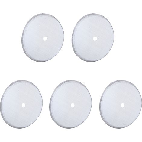 Lot de 5 filtres à café en acier inoxydable pour cafetière à piston de 600 ml (accessoires de filtration en maille). (1/5)