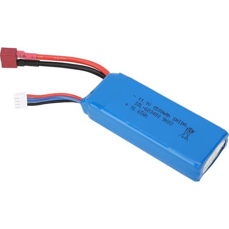 Batterie de rechange 11,1V 1500mAh pour hélicoptère radiocommandé WLtoys V950 - Accessoire RC (1/5)