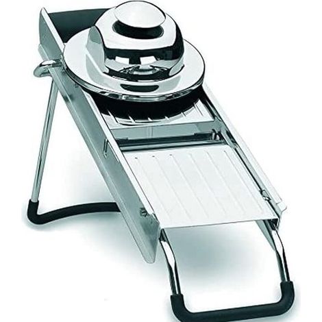 Mandoline Luxe à 5 lames en acier inoxydable, Dimensions 14 x 42 x 10 cm