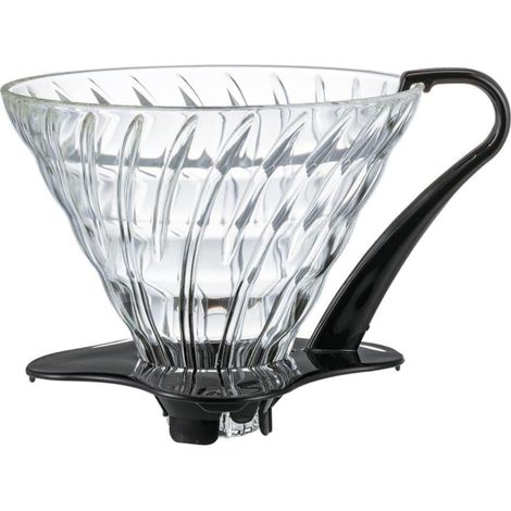 Glass Coffee Dripper V60 03 – Noir, transparent (1/4)