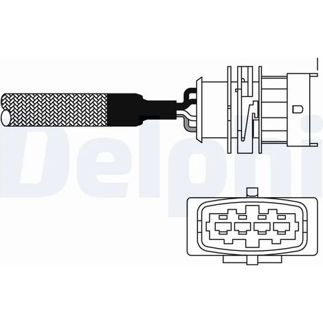 Sonde lambda Delphi Technologies ES10982-12B1 OPEL 855341 90530068 90543281