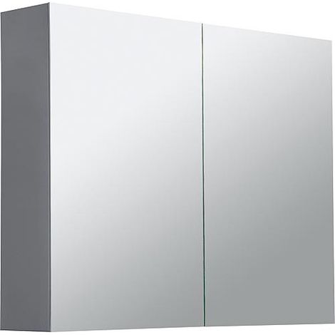 Armoire a glace Blanda optique alu, 2 portes 600x650x165mm (1/3)