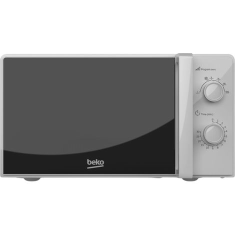 Beko – Four à micro-ondes 20 L – MOC20100SFB – 700 W – Décongélation – Compact pour petits espaces – Couleur gris (1/4)