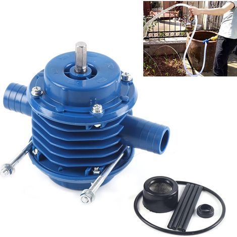 Pompe à eau miniature portable, pompe à eau électrique pour le jardin, petite pompe à eau centrifuge pour la maison, pompe à eau miniature pour le jardin, pompe à eau centrifuge pour la maison, bleue (1/5)