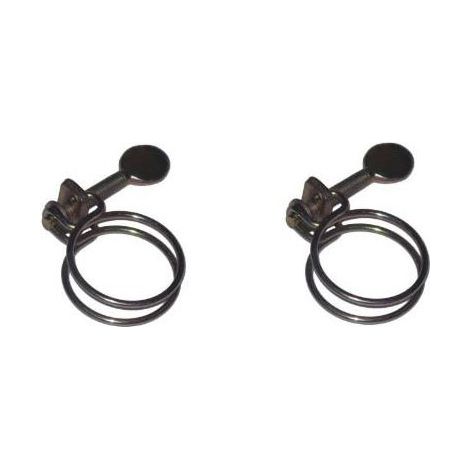 2 Colliers de serrage pour tuyau 50 mm pour bassin