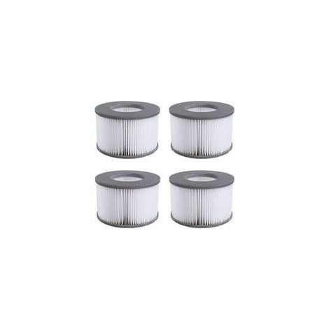 Filtro Spa Lite para MSPA, Filtro para MSPA Lite, Cartuchos de filtro para hidromasaje MSPA para barcos y jacuzzis subacuáticos, Modelo a partir de 2020 (4 unidades) dengyank