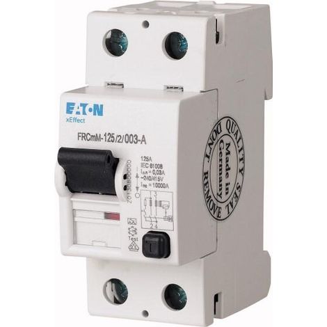 Interrupteur différentiel FRCmM 300mA 2P Type A 125A 000171166 EATON FRCMM 125/2/03 A