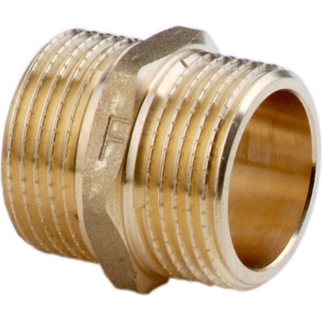 Raccord ferro n04z laiton fileté 29x28x12 mm (1/2)