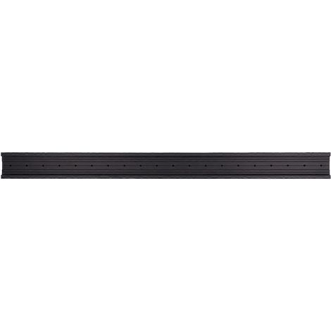 Lineare Schienenführung Aluminiumprofile V-Nut Einbettbar Schwarz für Druck Gravur 500 mm / 19 Zoll