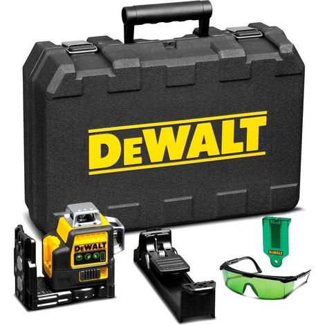 DeWalt DCE089NG 10.8V / 12V 3 Beam Self Levelling Green Cross Line Laser Level (1/4)