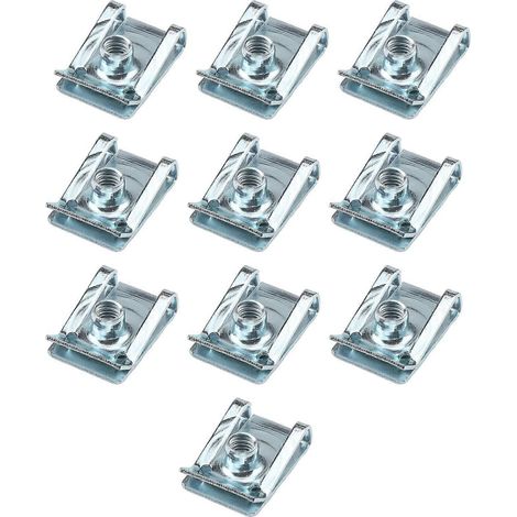 Lot de 10 écrous à clip M5 pour automobile, pièces de rechange faciles à installer (1/5)