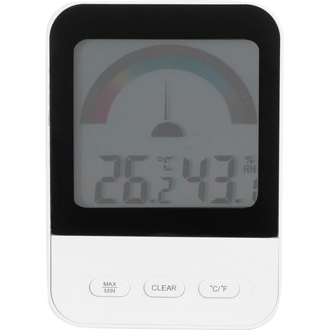 Elektronisches digitales Thermometer-Hygrometer mit hintergrundbeleuchtetem LCD-Bildschirm für Gewächshäuser (1/5)