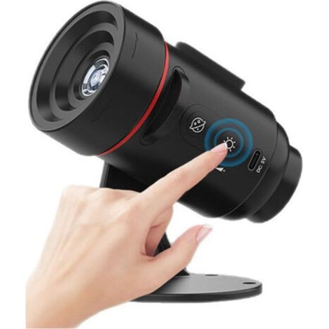 Proyector de cielo estrellado, proyector de techo planetario HD, recargable con batería de 2000 mAh, proyector de galaxias giratorio de 360° para montaje en pared, ideal para la decoración del dormito (1/5)