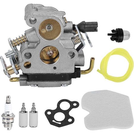 Vergaser-Reparatursatz kompatibel mit Husqvarna 235e, 235, 236, 240 und 240E Kettensägen, Teilenummern 574719402 und 545072601, kompletter Vergaser mit Dichtungen (1/5)