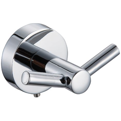 Appendiabiti Linea Diosa in leghe metalliche fissaggio con viti incluse cromato appendino (1/2)