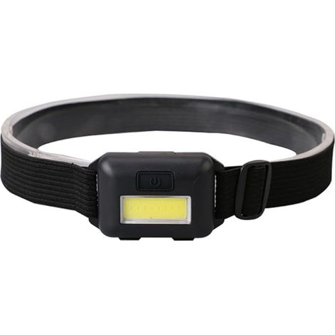 Faro a LED con 3 modalità: perfetto per il campeggio all'aperto, la pesca notturna e la corsa. Funziona con 3 batterie AAA, non incluse. (1/4)