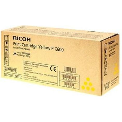 Ricoh 408317 Tonerkartusche 1 Stück(e) Original Gelb