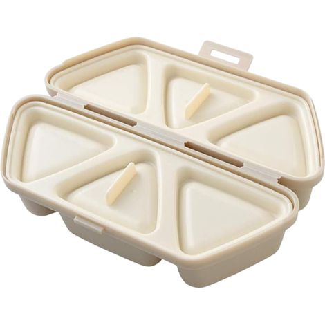 Moule à sushi triangulaire - Un moule à boulettes de riz multifonctionnel pour la préparation et la conservation des sushis, permettant de réaliser rapidement 6 sushis en une seule fois. (1/5)