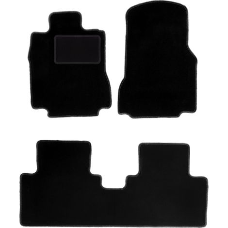 Alfombrillas de terciopelo negro para coche: Mercedes Clase A W168 hatchback (1997-2005) (1/5)