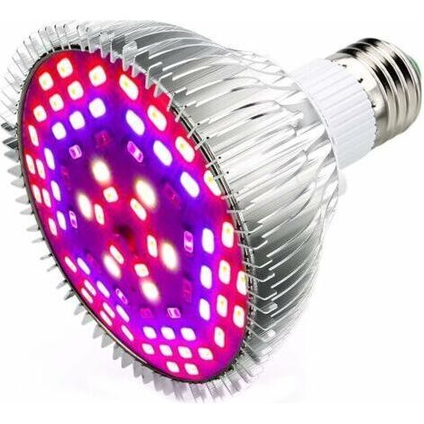 Lampes de croissance 50W 78LED Ampoule Lampe de Croissance Eclairage E27 pour Plant avec 7 Longueur d'onde AC 85-265V pour des Plantes,des Fleurs et des Légumes Intérieur/de Serre/de Jardin (1/4)