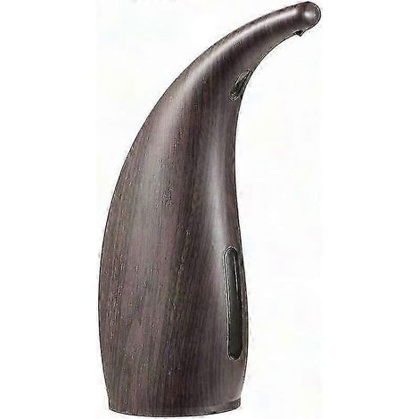 Distributeur de savon sans contact, distributeur de savon électrique automatique étanche IP67 et design en bois foncé (1/5)