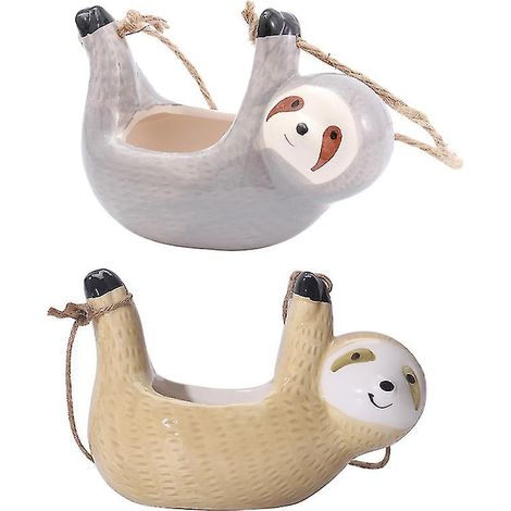 Lot de 2 pots de fleurs muraux (1/3)