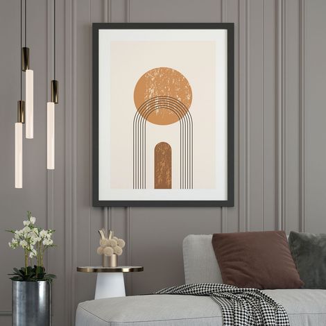 Affiche / Poster - Boho - 60x80 cm - Bordure Noire et Blanche (1/5)
