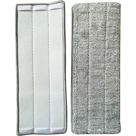 10pcs Serpillères pour Balai Lave-Sol Housse de Nettoyage de Rechange La Tête de Ménage de Vadrouille pour Balai Plat Lingettes (1/5)