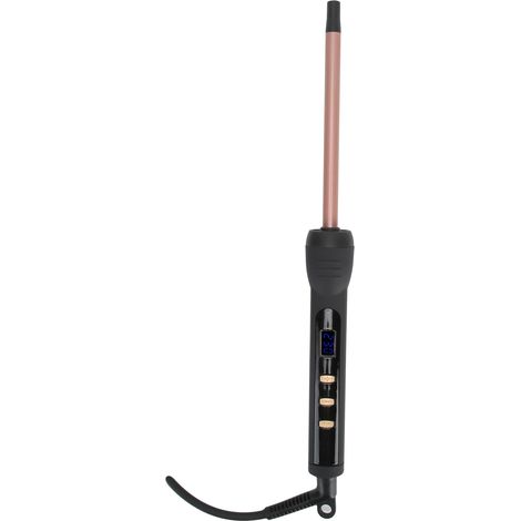 Fer à friser électrique 9 mm, petit cylindre, LED, outil de coiffure, prise UE 110-240 V (1/5)
