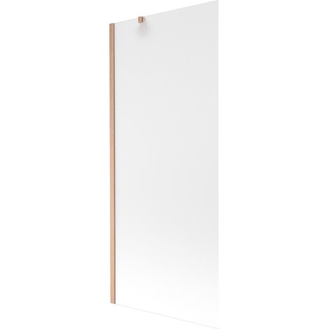 Mexen Next paroi de baignoire 1 volet 80 x 150 cm, givré, cuivre brossé - 895-080-000-00-30-65 (1/5)
