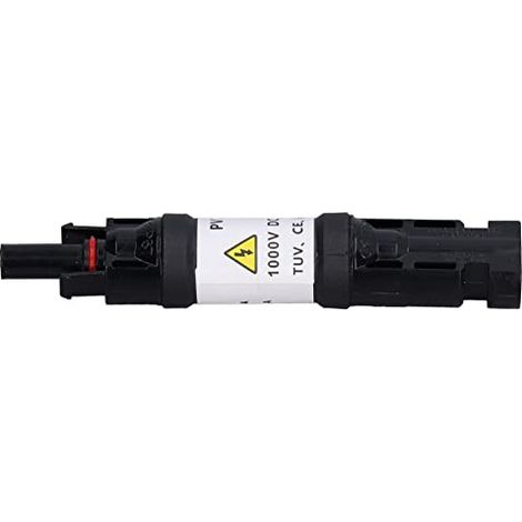 Connecteur Solaire PV Mâle Femelle IP67 Étanche 1000V 20A Porte-Fusible pour Panneau Photovoltaïque Noir Lot Installation Extérieure (1/5)