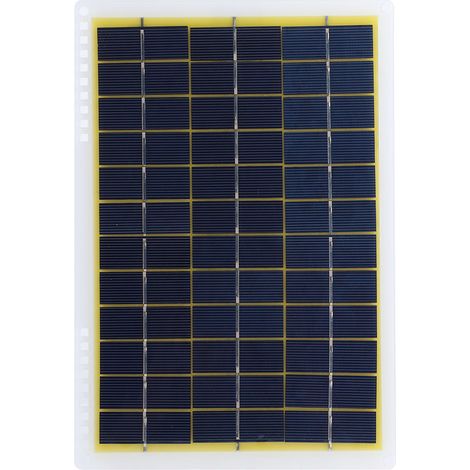 Panneau solaire photovoltaïque extérieur 18 V 10 W, module photovoltaïque, idéal pour le camping et les voyages. (1/5)