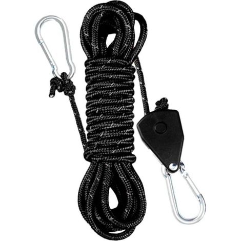 4m Fil Linge Retractable Portable, Corde à Linge Rétractable pour Intérieur Extérieur Camping Voyage,Corde a linge antidérapante,Corde à linge de voyage portable,Accessoires de camping (1/5)